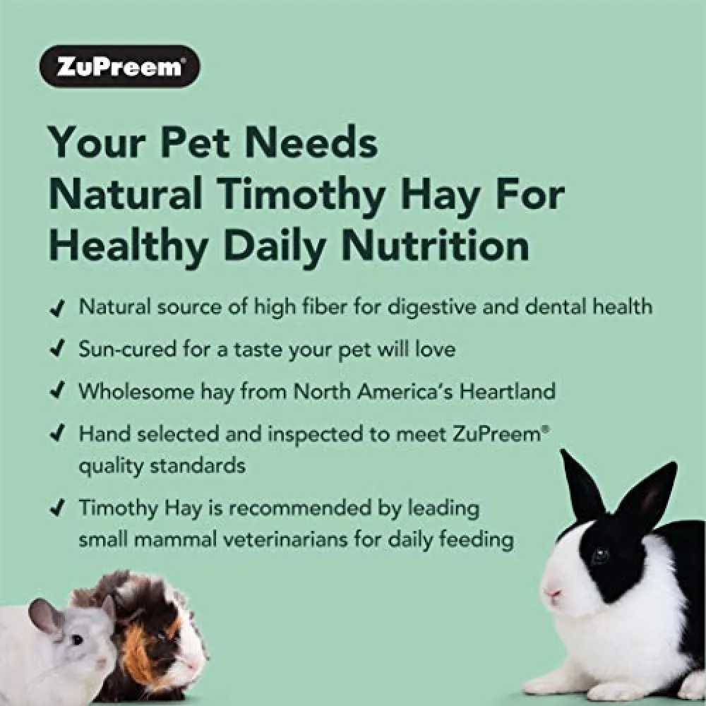 Zupreem Timothy Naturals Premium Timothy Hay for Small Animals